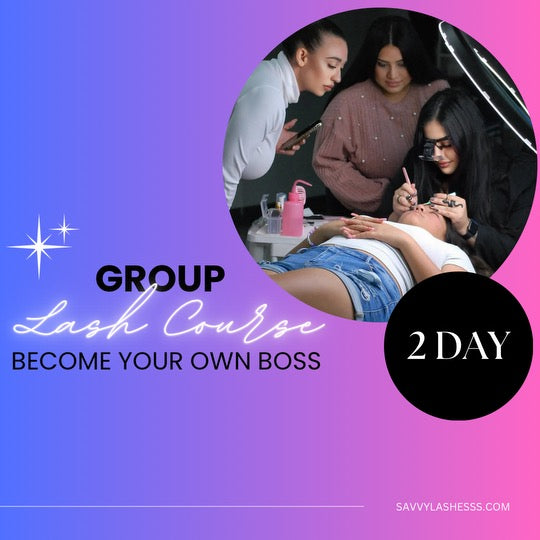 3 Day :Lash with Savvy 🩷💜 group class!