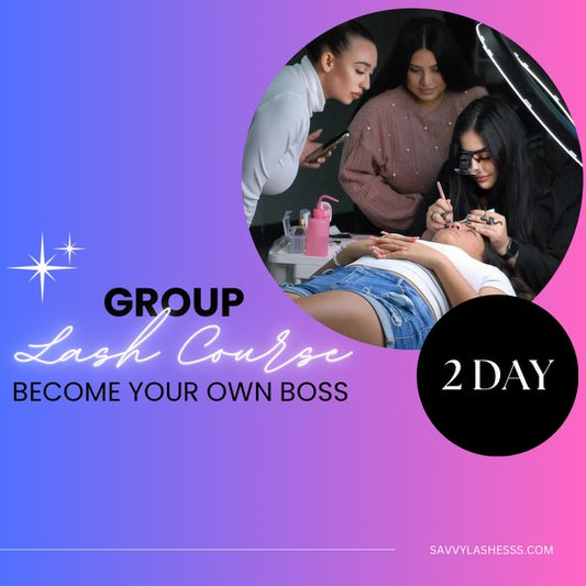 3 Day :Lash with Savvy 🩷💜 group class!